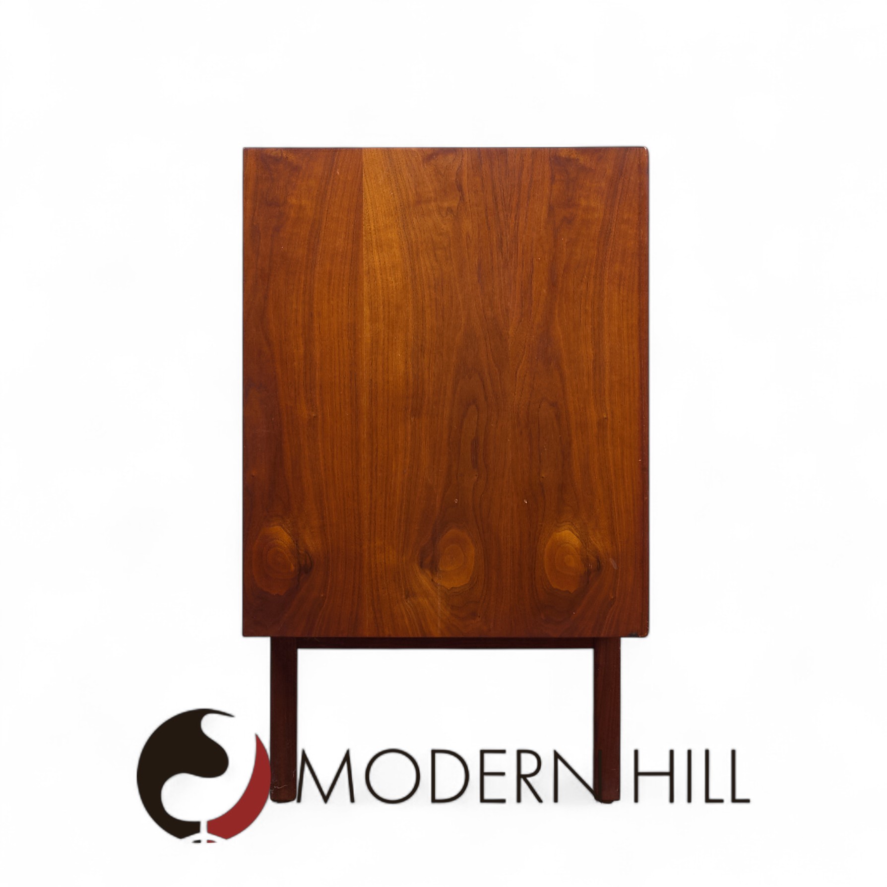 Jack Cartwright for Founders Mid Century Walnut and Cane Front Credenza