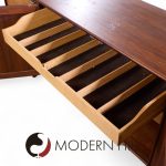Jack Cartwright for Founders Mid Century Walnut and Cane Front Credenza | Mid Century Modern Furniture - Mid Century Furniture Chicago Jack Cartwright for Founders Mid Century Walnut and Cane Front Credenza