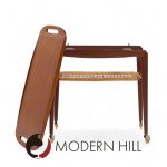 Johannes Andersen for Cfc Silkeborg Mid Century Danish Teak Bar Serving Cart | Mid Century Modern Furniture - Mid Century Furniture Chicago Johannes Andersen for Cfc Silkeborg Mid Century Danish Teak Bar Serving Cart