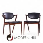 Kai Kristiansen Model 42 Mid Century Danish Rosewood Dining Chairs - Pair | Mid Century Modern Furniture - Mid Century Furniture Chicago Kai Kristiansen Model 42 Mid Century Danish Rosewood Dining Chairs - Pair