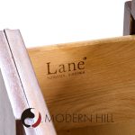 Lane Staccato Brutalist Mid Century Walnut Lowboy Dresser