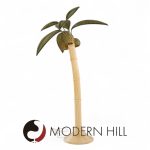 Mario Torres Lopez Style Mid Century Sculptural Rattan Palm Tree Lamps - Pair | Mid Century Modern Furniture - Mid Century Furniture Chicago Mario Torres Lopez Style Mid Century Sculptural Rattan Palm Tree Lamps - Pair