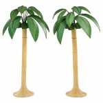 Mario Torres Lopez Style Mid Century Sculptural Rattan Palm Tree Lamps - Pair | Mid Century Modern Furniture - Mid Century Furniture Chicago Mario Torres Lopez Style Mid Century Sculptural Rattan Palm Tree Lamps - Pair