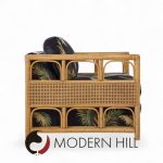 Mcguire Style Mid Century Rattan Club Lounge Chairs - Pair | Mid Century Modern Furniture - Mid Century Furniture Chicago Mcguire Style Mid Century Rattan Club Lounge Chairs - Pair