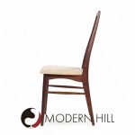 Niels Koefoed Eva Mid Century Danish Rosewood Dining Chairs - Set of 6 | Mid Century Modern Furniture - Mid Century Furniture Chicago Niels Koefoed Eva Mid Century Danish Rosewood Dining Chairs - Set of 6