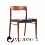 Niels Moller Model 75 Mid Century Danish Teak Dining Chairs - Set of 8 | Mid Century Modern Furniture - Mid Century Furniture Chicago Niels Moller Model 75 Mid Century Danish Teak Dining Chairs - Set of 8