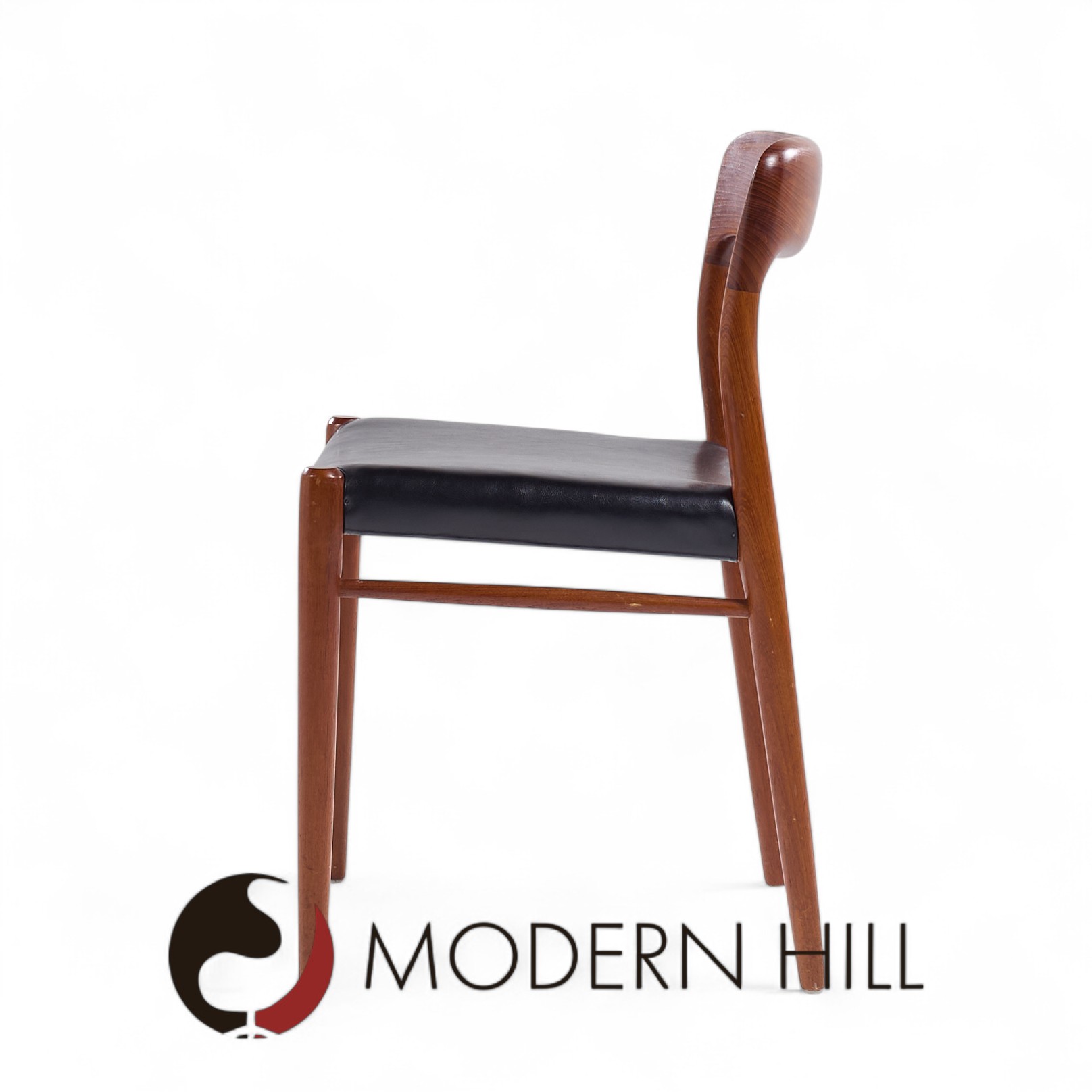 Niels Moller Model 75 Mid Century Danish Teak Dining Chairs - Set of 8