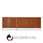 paul mccobb for h. sacks & sons connoisseur collection mid century walnut credenza