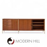 paul mccobb for h. sacks & sons connoisseur collection mid century walnut credenza