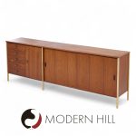 paul mccobb for h. sacks & sons connoisseur collection mid century walnut credenza