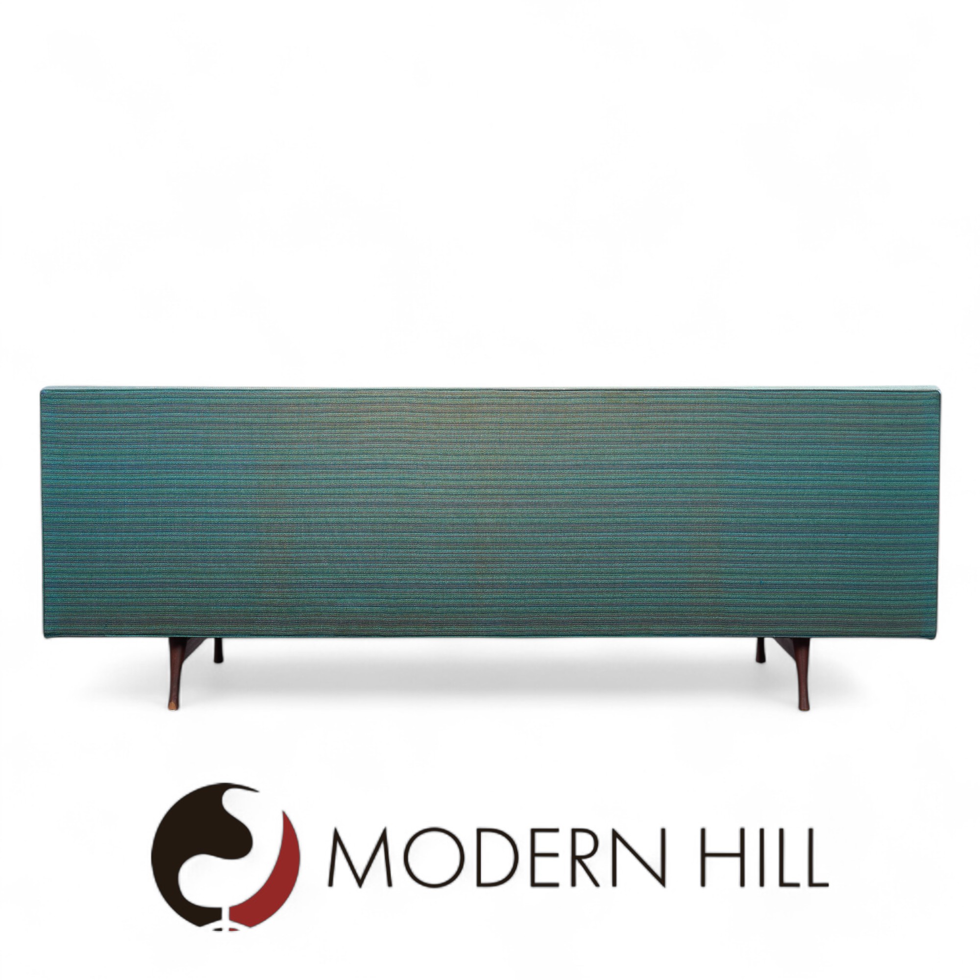 Paul Mccobb for Widdicomb Symmetric Group Mid Century Channel Back Sofa