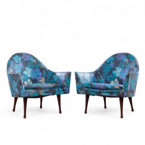 Paul Mccobb for Widdicomb Symmetric Group Mid Century Lounge Chairs