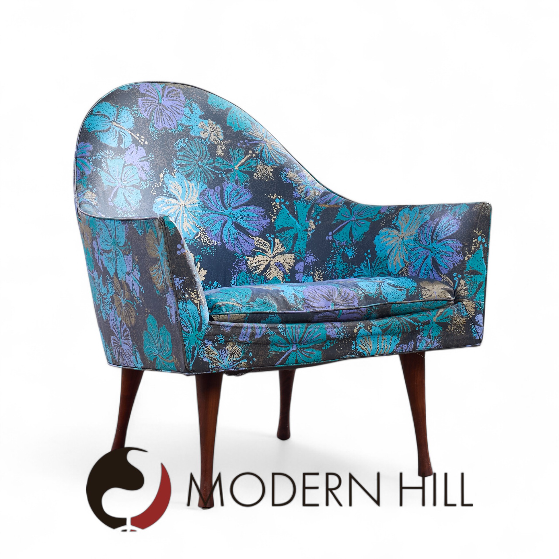 Paul Mccobb for Widdicomb Symmetric Group Mid Century Lounge Chairs