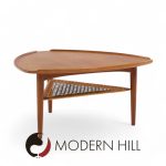 Poul Jensen for Selig Mid Century Danish Guitar Pick Side End Table | Mid Century Modern Furniture - Mid Century Furniture Chicago Poul Jensen for Selig Mid Century Danish Guitar Pick Side End Table