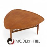 Poul Jensen for Selig Mid Century Danish Guitar Pick Side End Table | Mid Century Modern Furniture - Mid Century Furniture Chicago Poul Jensen for Selig Mid Century Danish Guitar Pick Side End Table