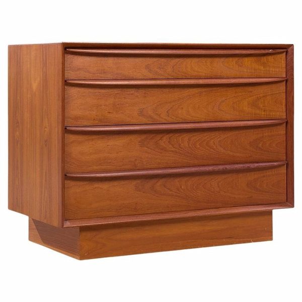 Svend A. Madsen for Falster Møbelfabrik Danish Teak Chest of Drawers Dresser
