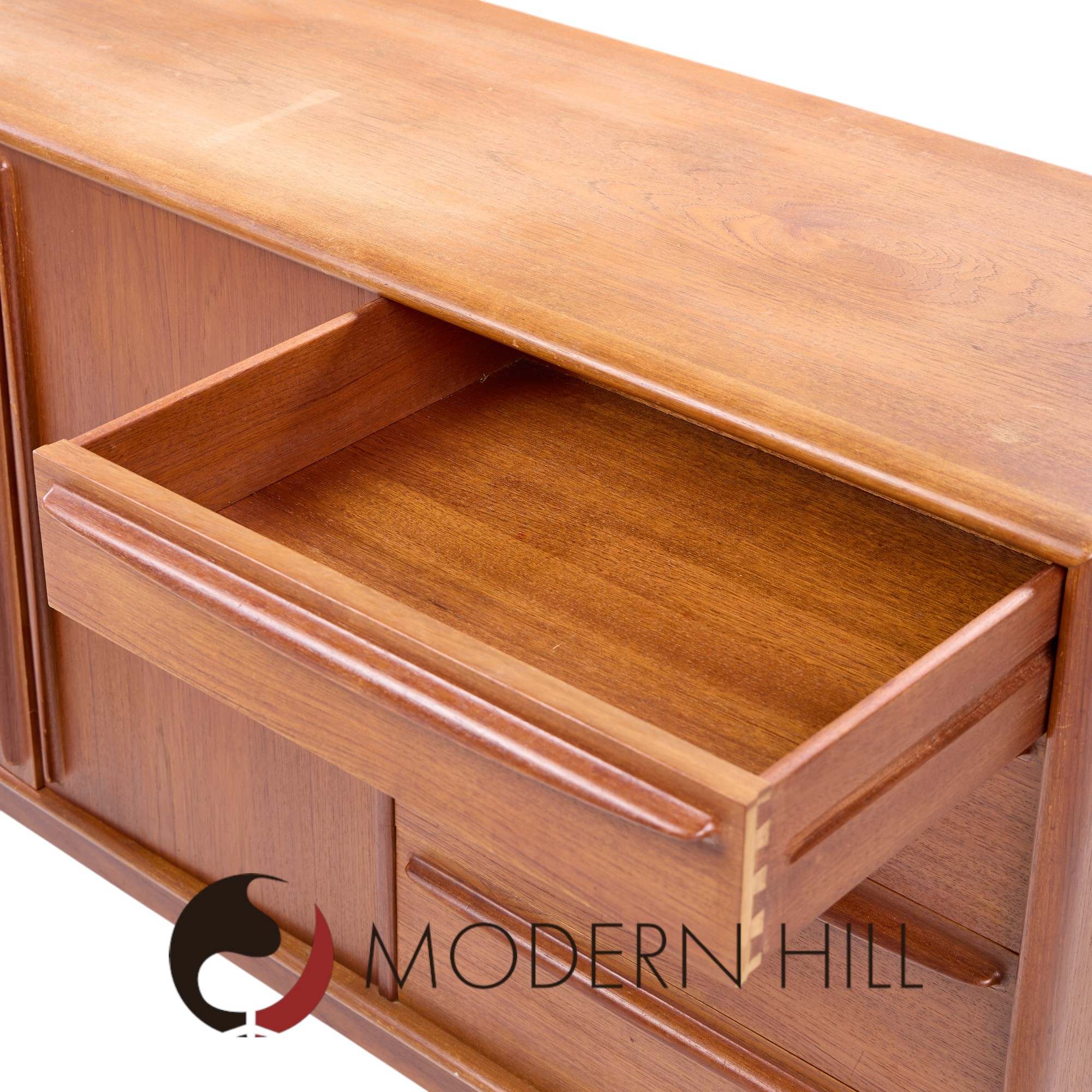 Svend Åge Madsen for Falster Mid Century Danish Teak Credenza