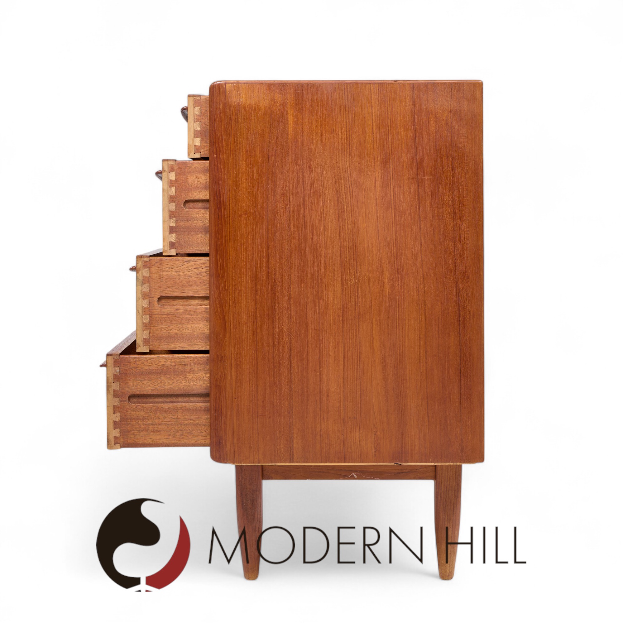 Svend Åge Madsen for Falster Mid Century Danish Teak Credenza