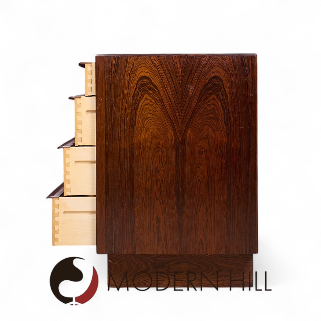 Svend Larsen for Falster Mid Century Danish Rosewood 8-drawer Dresser