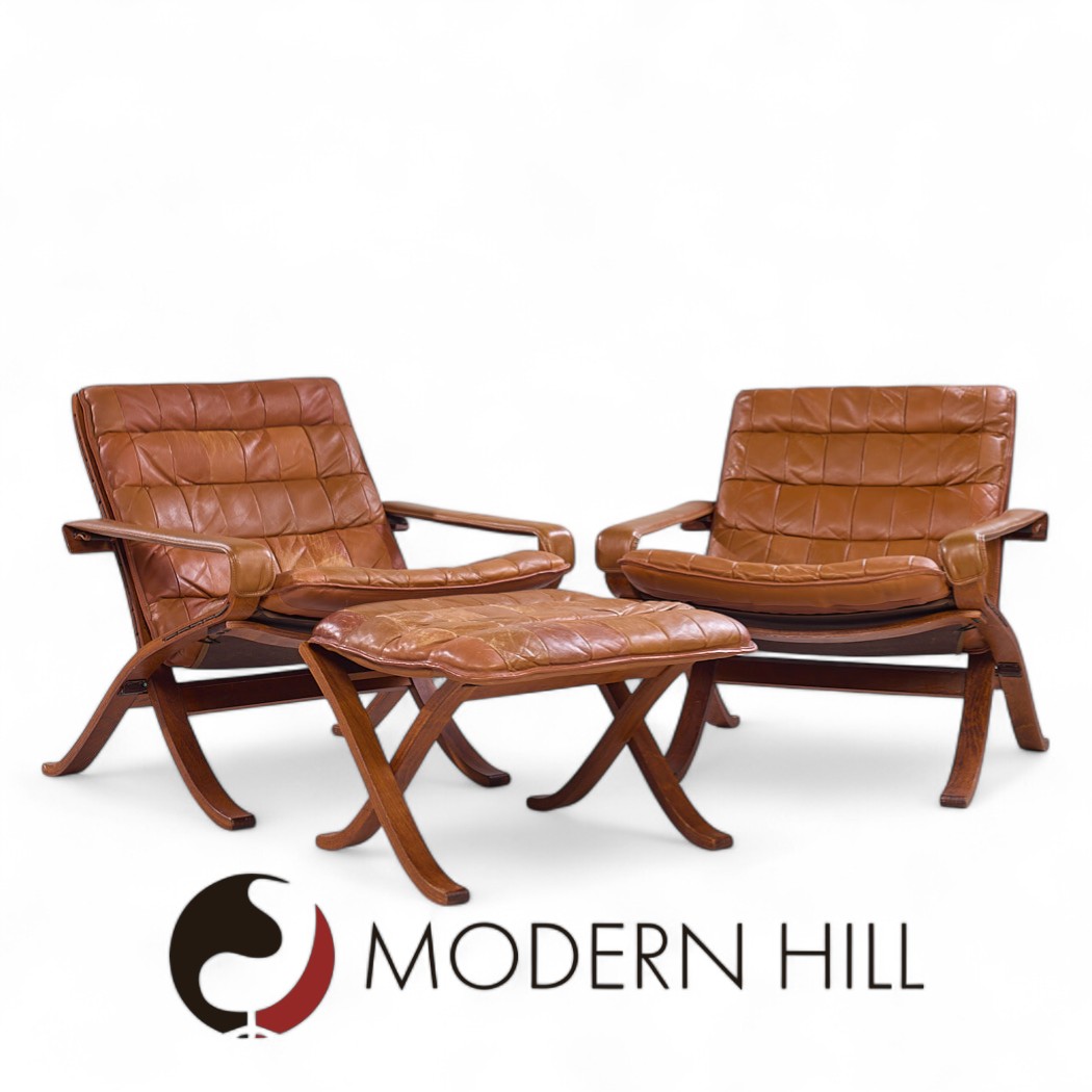 1990's  post modern lounge chair 内田洋行 Danish Mid-Century Modern Model 596 Lounge Chair in Beech