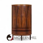 Agner Christoffersen Mid Century Danish Rosewood Corner Cabinet | Mid Century Modern Furniture - Mid Century Furniture Chicago Agner Christoffersen Mid Century Danish Rosewood Corner Cabinet