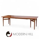 Arne Vodder Model 212 Mid Century Danish Teak Expanding Dining Table with 2 Leaves | Mid Century Modern Furniture - Mid Century Furniture Chicago Arne Vodder Model 212 Mid Century Danish Teak Expanding Dining Table with 2 Leaves