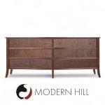 Barbara Barry for Mcguire Rattan Lowboy Dresser