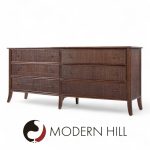 Barbara Barry for Mcguire Rattan Lowboy Dresser