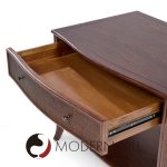 Barbara Barry for Mcguire Rattan Nightstands - Pair