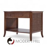 Barbara Barry for Mcguire Rattan Nightstands - Pair