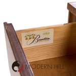 Broyhill Brasilia Mid Century Walnut 9-drawer Lowboy Dresser