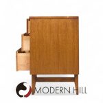 Broyhill Brasilia Mid Century Walnut 9-drawer Lowboy Dresser