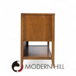 Broyhill Brasilia Mid Century Walnut Fluted Credenza | Mid Century Modern Furniture - Mid Century Furniture Chicago Broyhill Brasilia Mid Century Walnut Fluted Credenza