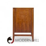 Broyhill Brasilia Mid Century Walnut and Brass 66-inch Credenza | Mid Century Modern Furniture - Mid Century Furniture Chicago Broyhill Brasilia Mid Century Walnut and Brass 66-inch Credenza