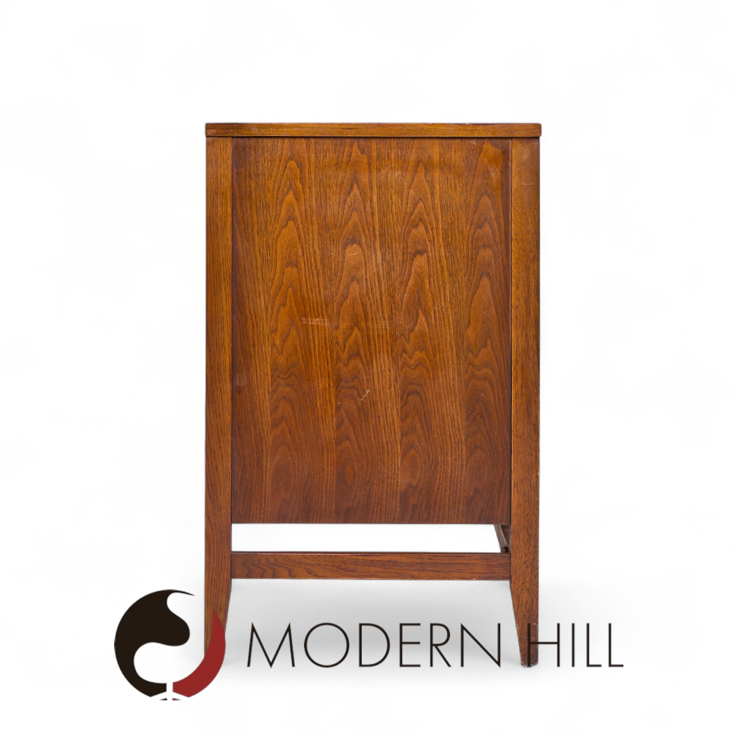 Broyhill Brasilia Mid Century Walnut and Brass 66-inch Credenza