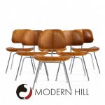 Charles and Ray Eames for Herman Miller Dcm Mid Century Walnut Dining Chairs - Set of 6 | Mid Century Modern Furniture - Mid Century Furniture Chicago Charles and Ray Eames for Herman Miller Dcm Mid Century Walnut Dining Chairs - Set of 6