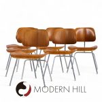 Charles and Ray Eames for Herman Miller Dcm Mid Century Walnut Dining Chairs - Set of 6 | Mid Century Modern Furniture - Mid Century Furniture Chicago Charles and Ray Eames for Herman Miller Dcm Mid Century Walnut Dining Chairs - Set of 6
