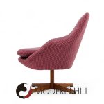 Dahléns Dalum Mid Century Swedish Teak Swivel Chairs - Pair | Mid Century Modern Furniture - Mid Century Furniture Chicago Dahléns Dalum Mid Century Swedish Teak Swivel Chairs - Pair