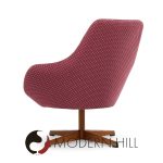 Dahléns Dalum Mid Century Swedish Teak Swivel Chairs - Pair | Mid Century Modern Furniture - Mid Century Furniture Chicago Dahléns Dalum Mid Century Swedish Teak Swivel Chairs - Pair