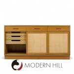 Edward Wormley for Dunbar Mid Century Bleached Mahogany Credenza