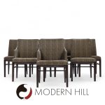 Edward Wormley for Dunbar Mid Century Mahogany Dining Chairs - Set of 8