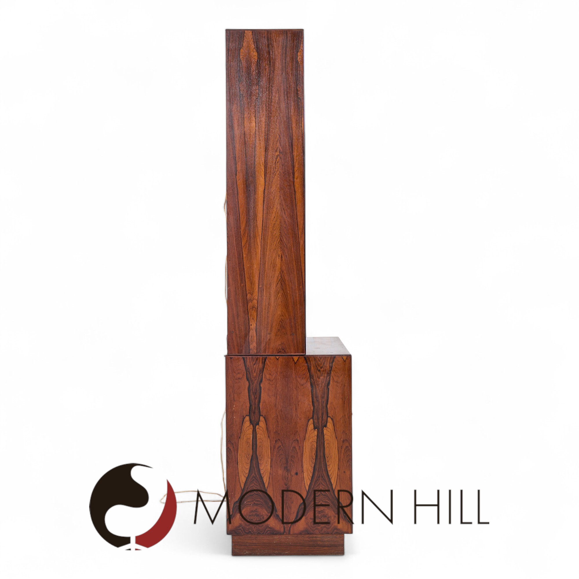 Erik Brouer for Brouer Furniture Mid Century Danish Rosewood Credenza and Hutch