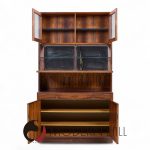 Erik Brouer for Brouer Furniture Mid Century Danish Rosewood Credenza and Hutch