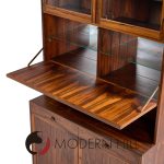 Erik Brouer for Brouer Furniture Mid Century Danish Rosewood Credenza and Hutch