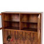 Erik Brouer for Brouer Furniture Mid Century Danish Rosewood Credenza and Hutch