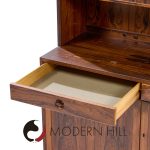 Erik Brouer for Brouer Furniture Mid Century Danish Rosewood Credenza and Hutch