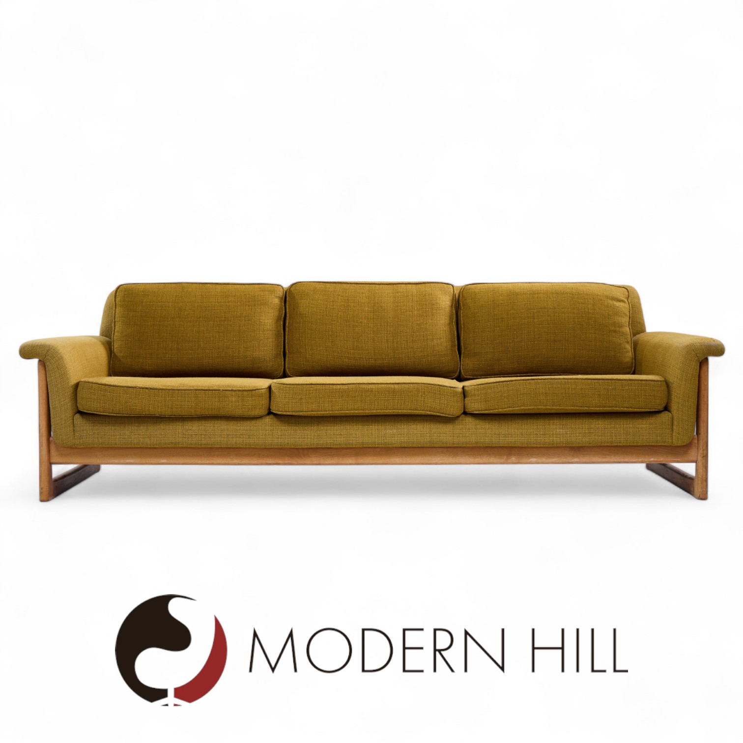 Folke Ohlsson for Dux Mid Century Swedish Teak Sofa