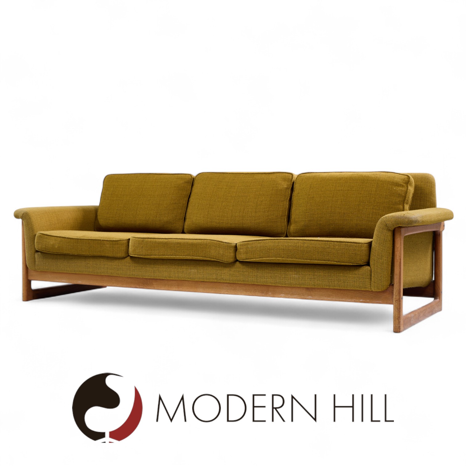 Folke Ohlsson for Dux Mid Century Swedish Teak Sofa