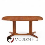 Gudme Møbelfabrik Mid Century Danish Teak Expanding Dining Table with 2 Leaves | Mid Century Modern Furniture - Mid Century Furniture Chicago Gudme Møbelfabrik Mid Century Danish Teak Expanding Dining Table with 2 Leaves