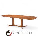 Gudme Møbelfabrik Mid Century Danish Teak Expanding Dining Table with 2 Leaves | Mid Century Modern Furniture - Mid Century Furniture Chicago Gudme Møbelfabrik Mid Century Danish Teak Expanding Dining Table with 2 Leaves